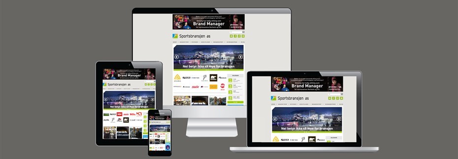 NYE WEBSIDER: Sportsbransjen AS lanserer i dag nye web-sider.