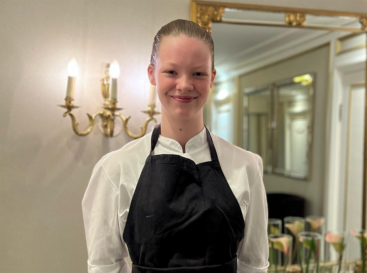 Mari Sæther, konditorlærling ved Grand Hotel Oslo