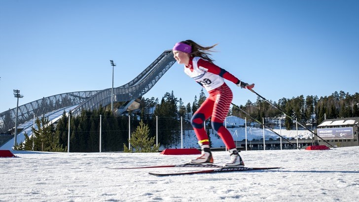 I skiløypene i Holmenkollen er spesielt utsatt for fluorstoff fra skismurning. Foto: VisitOSLO/Thomas Johannessen