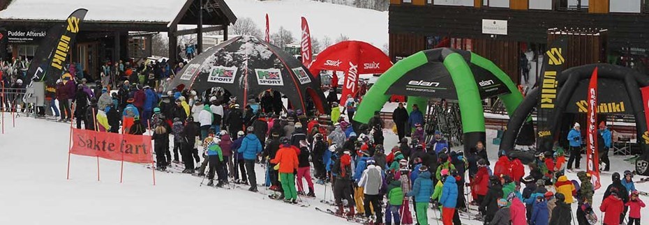 TEST UTSATT: MX Sports skitest for egne ansatte er utsatt til januar grunnet lite snø. Testen avholdes dermed samtidig med MX Sports egen ski-publikumsmesse i Myrkdalen. FOTO: MX SPORT