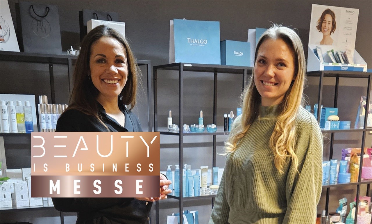 Sandra Delgado, fagansvarlig i Thalgo og Helene Hørgård Evjenth, markedsansvarlig i Hudpleiegrossisten AS ønsker velkommen til Beauty is Business. Thalgo, som er en del av Hudpleiegrossisten, vil presentere en helt ny behandling.