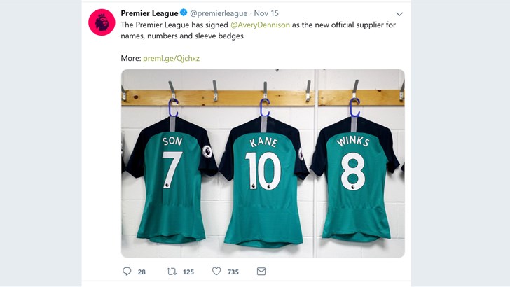 Nyheten fra Premier League på Twitter.