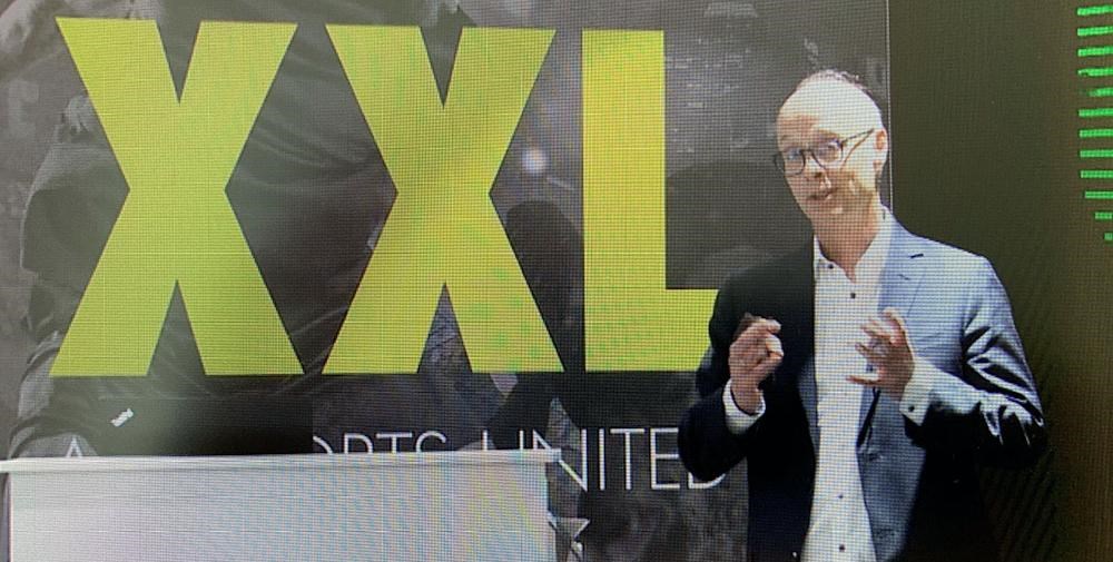 Den nye sjefen i XXL, Pål Wibe på webcast fra selskapets 1. kvartalspresentasjon for 2020 