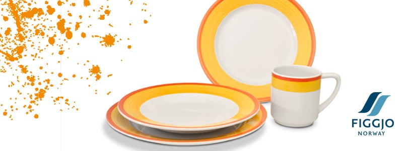 Figgjo Capri fås i en rekke farger, se flere varianter i Culinakatalogen 2017!