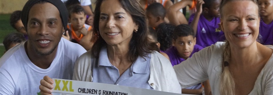 GATEBARN: XXL Children’s Foundation bidrar med om lag en million kroner til gatebarnprosjektet. Den tidligere toppspilleren Ronaldinho er også involvert i prosjektet. FOTO: XXL