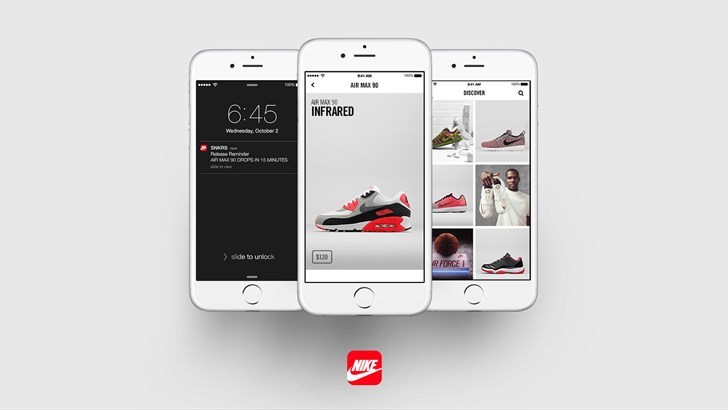 KRAFTIG DIGITAL ØKNING: Nike opplever en kraftig økning av salget på nike.com og på ulike nike-app’er. Snart lanseres SNKRS i Europa og da vil salget ta ytterligere av.