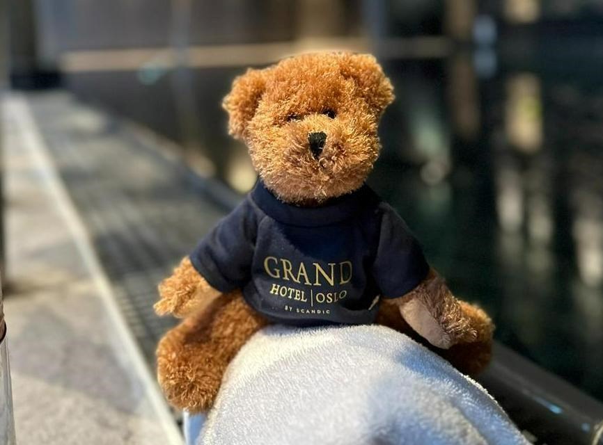 Bamser i spa-avdeling på Grand Hotel Oslo