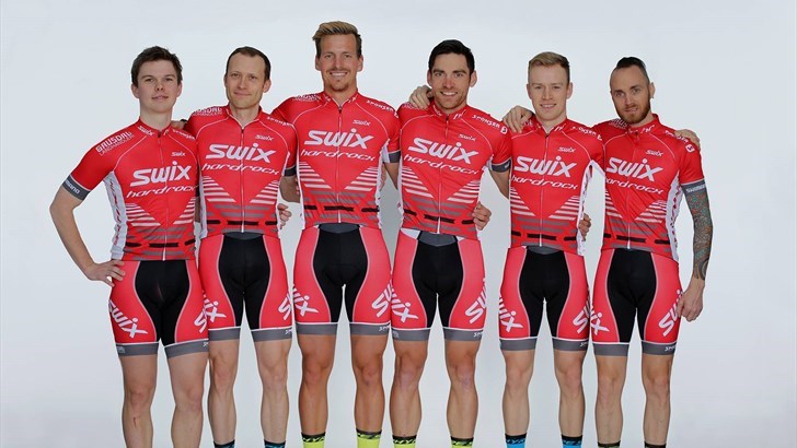 SYKKELLAG: Swix Sport lanserer sitt første egne lag: Team Swix Hard Rocx. FOTO: SWIX SPORT